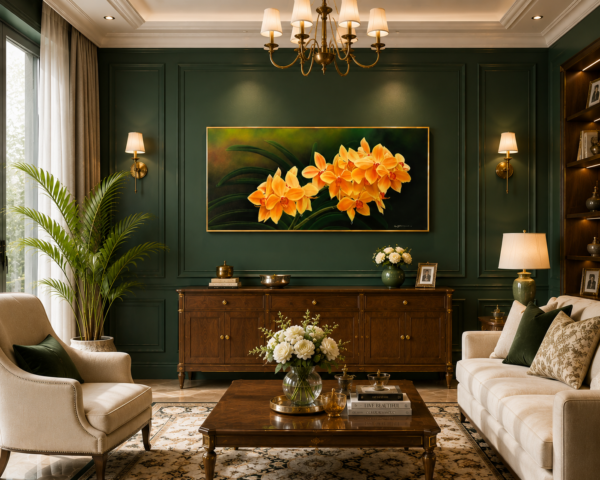 FL02 FL02 Golden Orchids of Prosperity